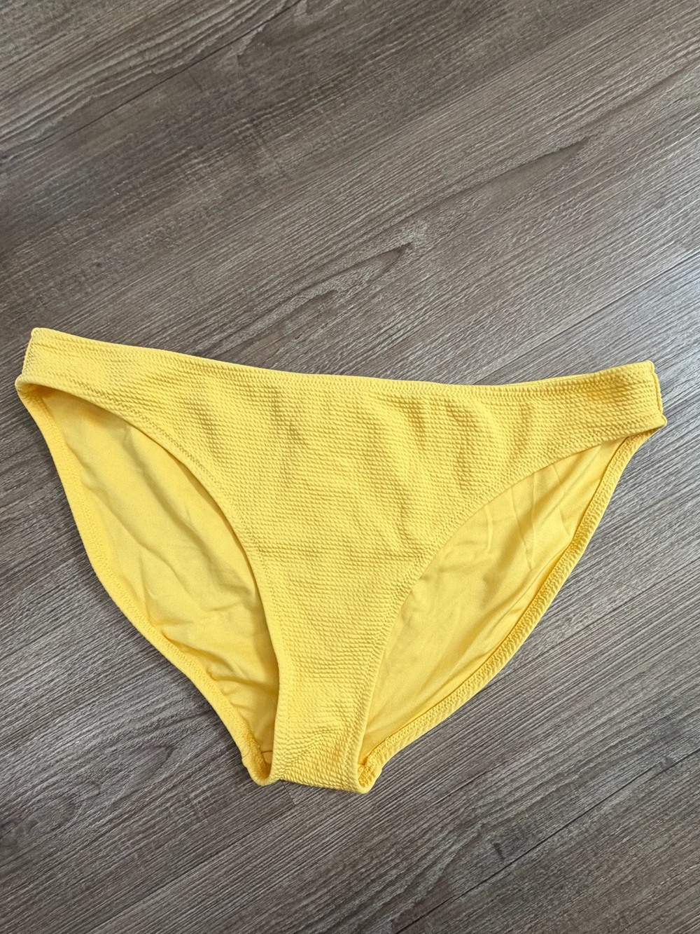Old Navy Yellow Textured Bikini Bottoms size large